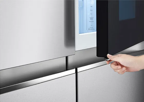LG 647 Liter Side By Side Refrigerator - GSQ6472NS | AC GHAR